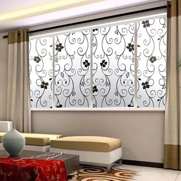 Sweet Frosted Privacy Cover Glass Window Door Black Flower Sticker Film Adhesive Home Decor MF999
Sweet Frosted Privacy Cover Glass Window Door Black Flower Sticker Film Adhesive Home Decor MF999