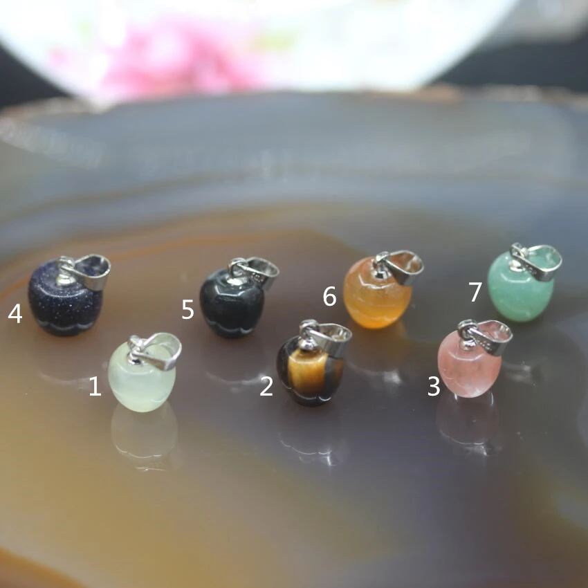 7 Stones choice,10pcs Natural Gems Jaspers Crystal Small Apple Shape Pendants,Natural Quartz Stone Apple Charms Necklace Jewelry
7 Stones choice,10pcs Natural Gems Jaspers Crystal Small Apple Shape Pendants,Natural Quartz Stone Apple Charms Necklace Jewelry