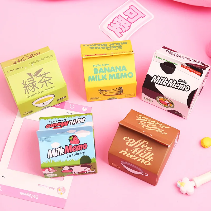 Creative Stationery Milk Carton Post-it Notes Portable Milk Coffee Creative Signature Paper.
Creative Stationery Milk Carton Post-it Notes Portable Milk Coffee Creative Signature Paper.