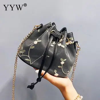 Black Pu Leather Bucket Bag Women Embroidery Crossbody Bag Wedding Portable Shoulder Mini Bags Bolsos Mujer Fashion Designer Bag
Black Pu Leather Bucket Bag Women Embroidery Crossbody Bag Wedding Portable Shoulder Mini Bags Bolsos Mujer Fashion Designer Bag