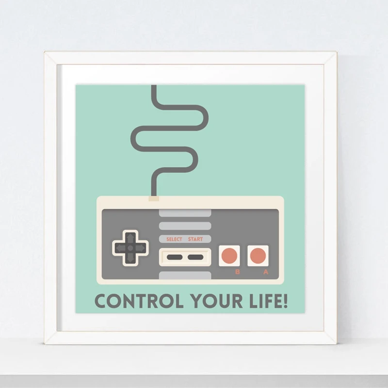 Control your life canvas prints