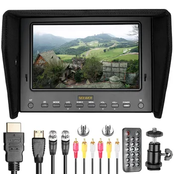 Neewer 7 inches HD On-Camera Field Monitor with Remote Control HDMI Signals IPS Screen 1280x800 Resolution For Canon/Nikon
Neewer 7 inches HD On-Camera Field Monitor with Remote Control HDMI Signals IPS Screen 1280x800 Resolution For Canon/Nikon
