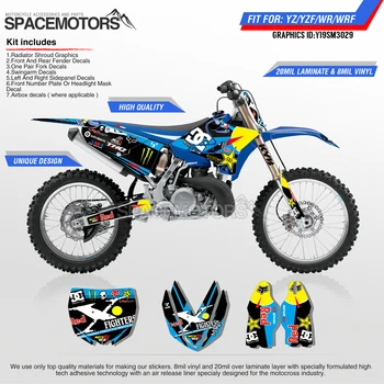 MotoSpace Customized Team Graphics Backgrounds Decals 3M Custom Stickers For YAMAHA YZ125 YZ250 Two Stroke 96-01 02-14 15-19 029
MotoSpace Customized Team Graphics Backgrounds Decals 3M Custom Stickers For YAMAHA YZ125 YZ250 Two Stroke 96-01 02-14 15-19 029