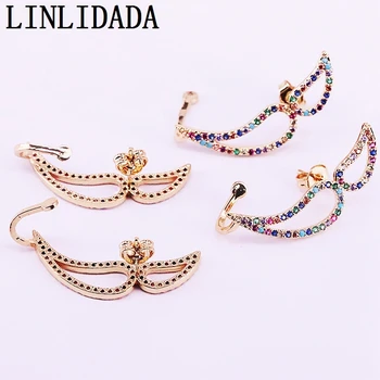 5Pairs New Paved Multicolor CZ Stud Earrings Gold color For Women rainbow cubic zirconia jewelry
5Pairs New Paved Multicolor CZ Stud Earrings Gold color For Women rainbow cubic zirconia jewelry