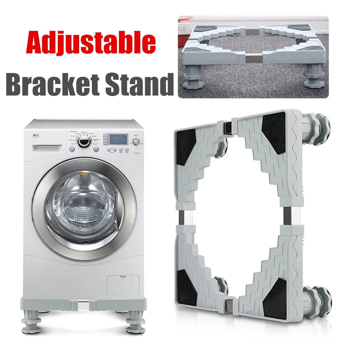 Adjustable Washing Machine Base Bracket Refrigerator Undercarriage Bracket Stand Washing Machine Base Appliances Accessories
Adjustable Washing Machine Base Bracket Refrigerator Undercarriage Bracket Stand Washing Machine Base Appliances Accessories