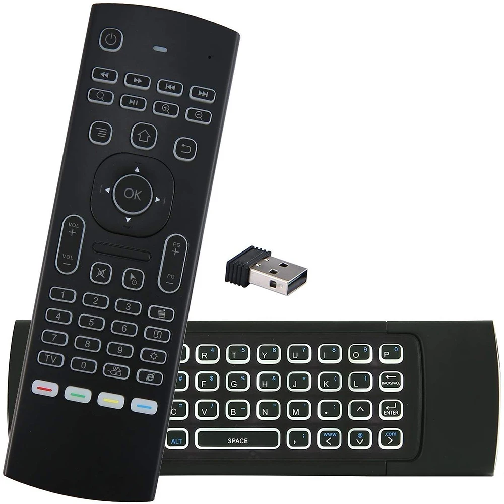 New MX3 Air Mouse Smart Voice Remote Control 2.4G RF Wireless Keyboard Backlit IR For X96 mini KM9 A95X H96 MAX Android TV Box
New MX3 Air Mouse Smart Voice Remote Control 2.4G RF Wireless Keyboard Backlit IR For X96 mini KM9 A95X H96 MAX Android TV Box