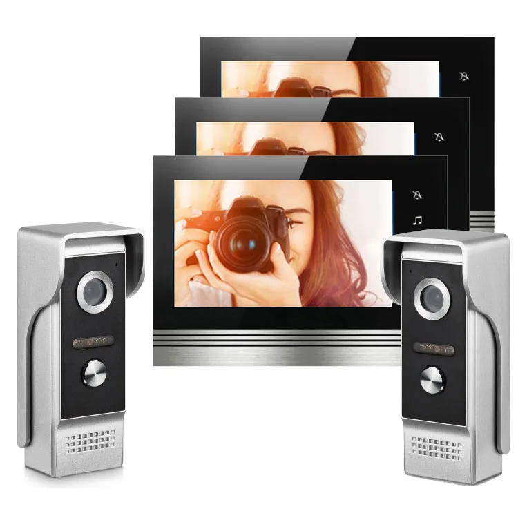 XinSiLu 7 inch Color Video Door Phone Doorbell Intercom System 2 Access Camera + 3 White Monitor In Stock
XinSiLu 7 inch Color Video Door Phone Doorbell Intercom System 2 Access Camera + 3 White Monitor In Stock