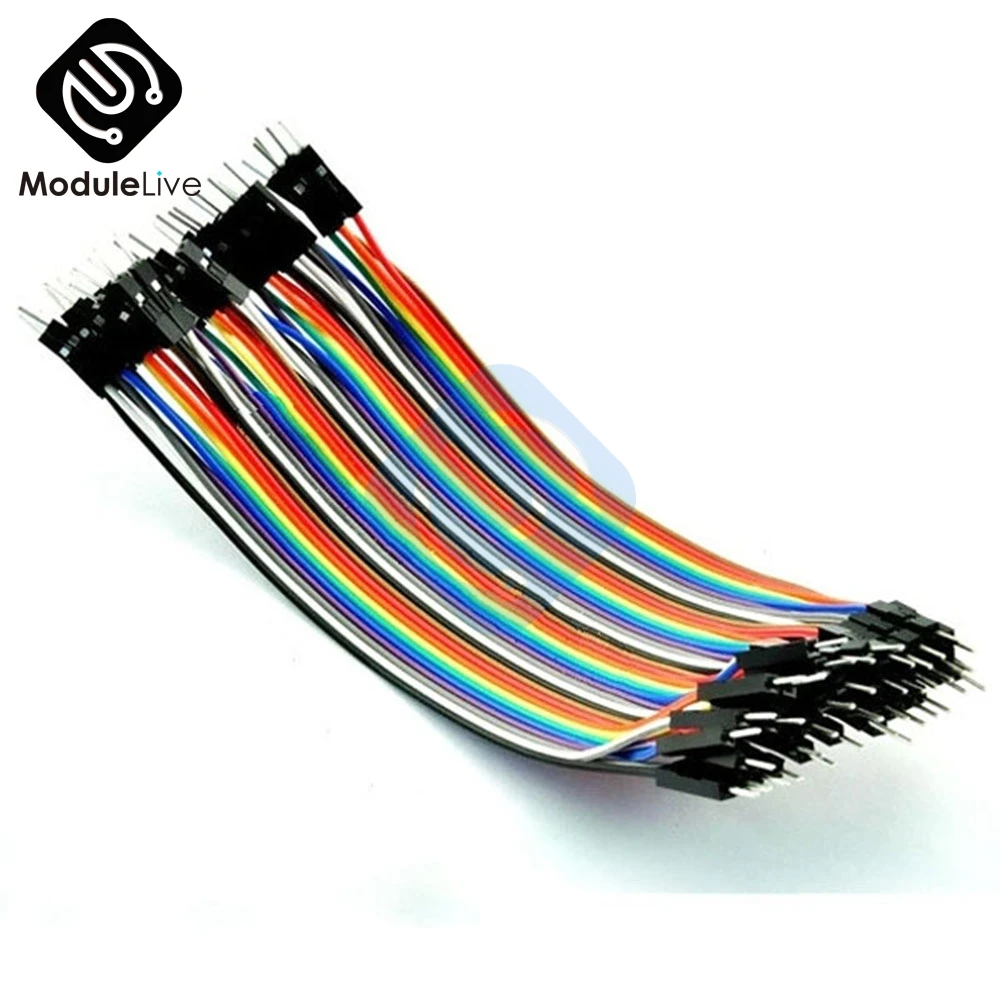 2 x 40PCS 10CM 2.54MM Row Male to Male Dupont Cable Breadboard Jumper Wire For arduino New
2 x 40PCS 10CM 2.54MM Row Male to Male Dupont Cable Breadboard Jumper Wire For arduino New