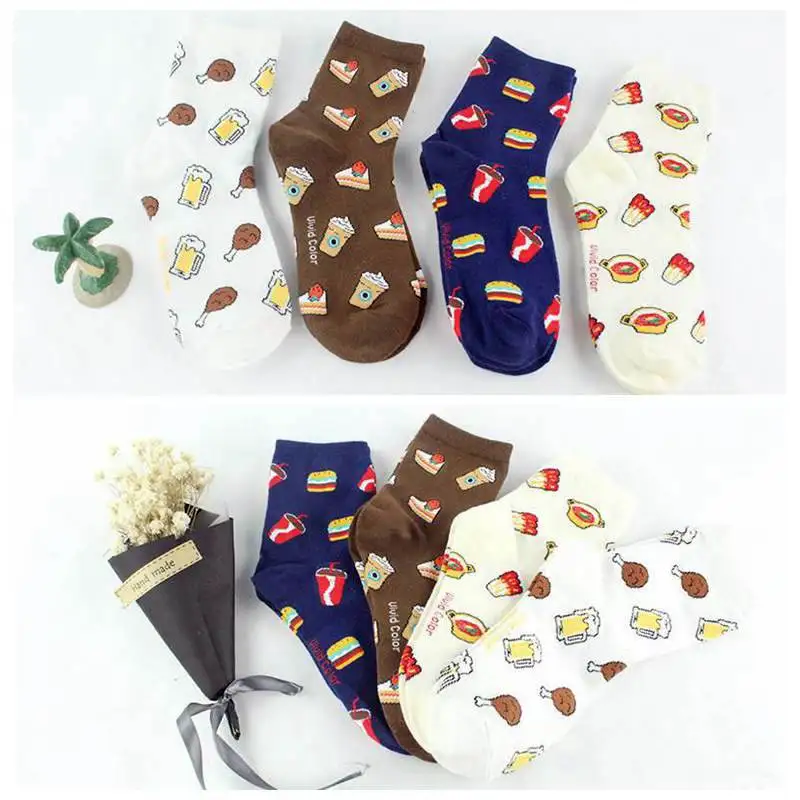Harajuku Retro Winter Warm Socks For Women Sweet Food Funny Socks Ladies Cotton Streetwear Casual Socks Sokken
Harajuku Retro Winter Warm Socks For Women Sweet Food Funny Socks Ladies Cotton Streetwear Casual Socks Sokken
