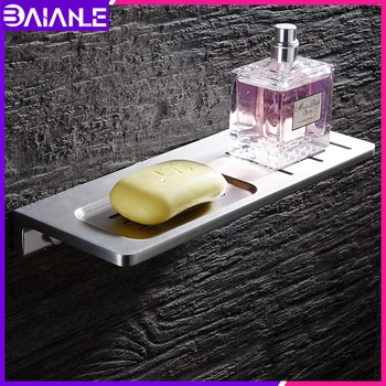 Soap Holder Aluminum Bathroom Shower Lengthen Drain Soap Dish Storage Rack Decorative Soap Dishes Wall Mounted Cosmetic Shelf
Soap Holder Aluminum Bathroom Shower Lengthen Drain Soap Dish Storage Rack Decorative Soap Dishes Wall Mounted Cosmetic Shelf