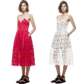 2016-2017 Sexy Women V-neck Spaghetti Strap Lace Dress Medium Long Cutout Lace Dress
2016-2017 Sexy Women V-neck Spaghetti Strap Lace Dress Medium Long Cutout Lace Dress