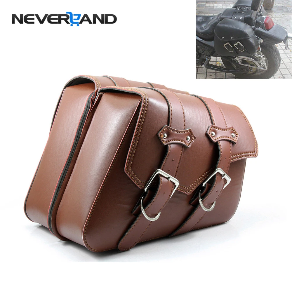 NEVERLAND 2pcs Motorcycle SaddleBag PU Leather Side Tools Pouch Tail Luggage Bags For Harley Sportster XL 883 1200 Brown D25
NEVERLAND 2pcs Motorcycle SaddleBag PU Leather Side Tools Pouch Tail Luggage Bags For Harley Sportster XL 883 1200 Brown D25