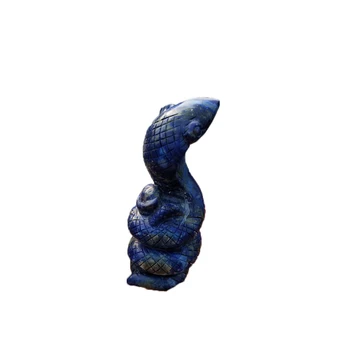 Natural Crystal carving lapis lazuli snake Animal Totem Statue Stone Sculpture Home Decor Gift
Natural Crystal carving lapis lazuli snake Animal Totem Statue Stone Sculpture Home Decor Gift