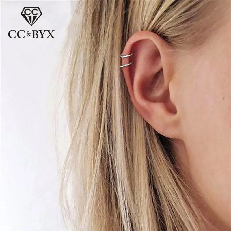 CC Pure Silver 925 Clip Earrings For Women Punk Minimalist Layers Earring Office Simple Fashion Jewelry Brincos CCE521
CC Pure Silver 925 Clip Earrings For Women Punk Minimalist Layers Earring Office Simple Fashion Jewelry Brincos CCE521