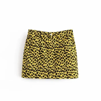 Sexy Leopard print jeans skirts womens casual high waist skirt Streetwear korean fashion lady Punk mini skirt summer 2019
Sexy Leopard print jeans skirts womens casual high waist skirt Streetwear korean fashion lady Punk mini skirt summer 2019