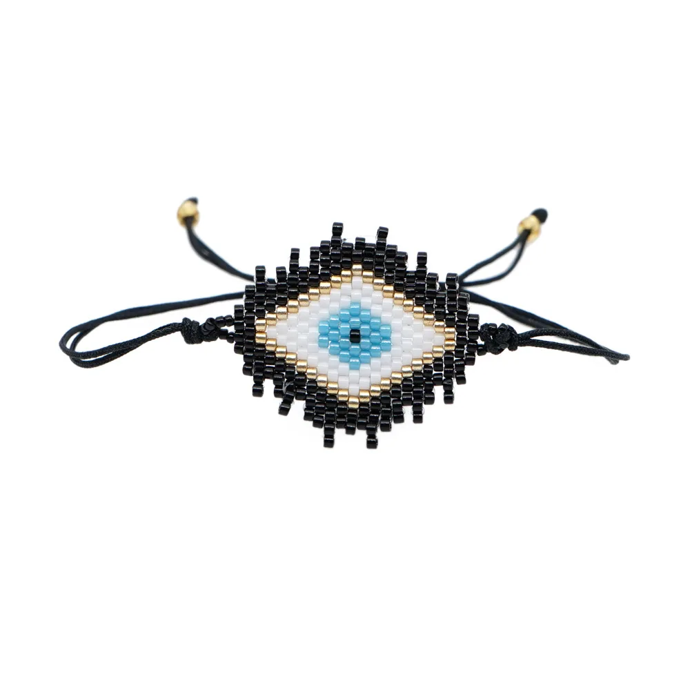 JOYE braslet for women Bohemian Wristband Black Gold Chain tiger Evil Eye MIYUKI Beaded ladies bracelets Holiday Jewelry Beach
JOYE braslet for women Bohemian Wristband Black Gold Chain tiger Evil Eye MIYUKI Beaded ladies bracelets Holiday Jewelry Beach