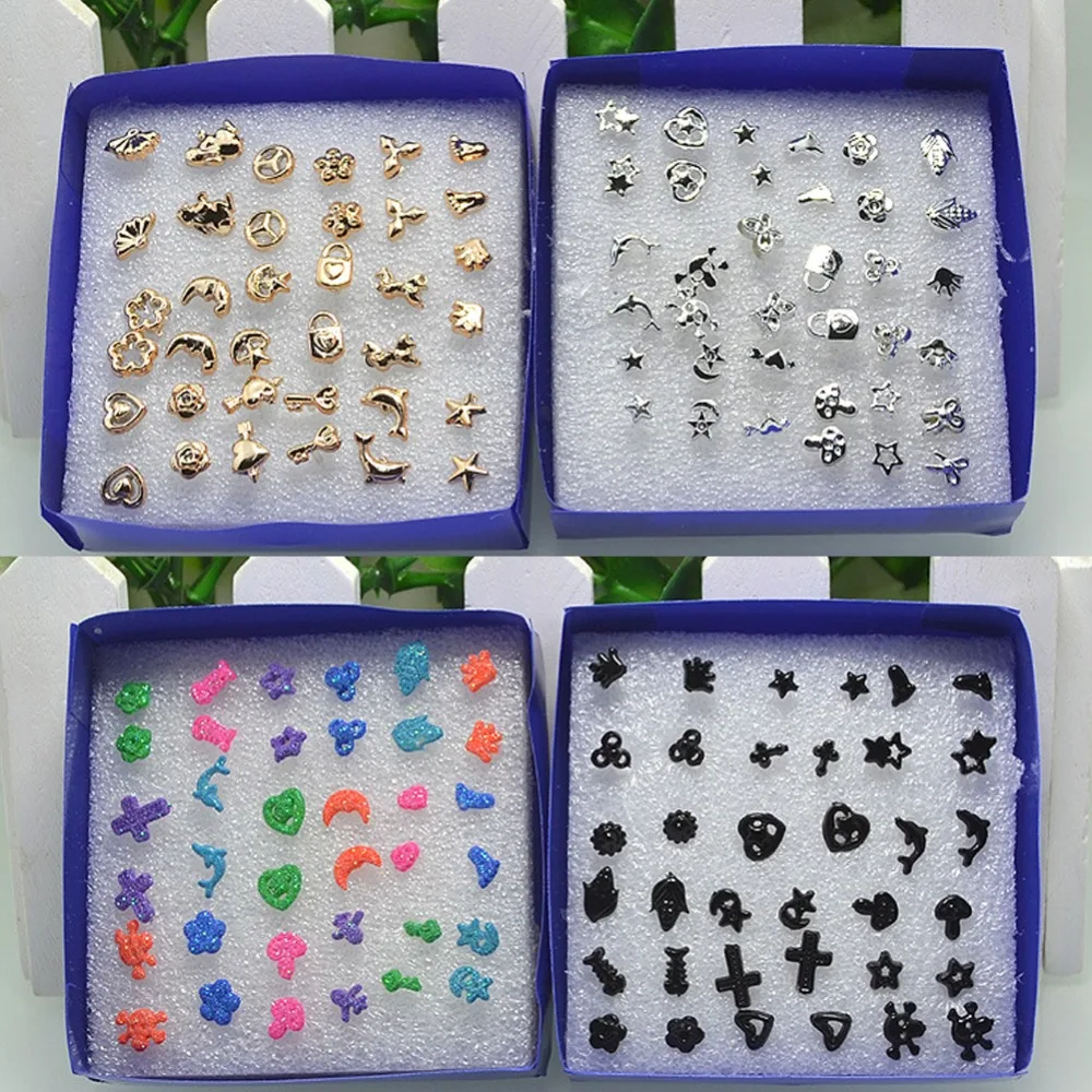 18 Pairs/lot Cute Fruit Animal Star Heart Stud Earrings Set For Children Women flower Shape Ear Jewelry Anti Allergy #288856
18 Pairs/lot Cute Fruit Animal Star Heart Stud Earrings Set For Children Women flower Shape Ear Jewelry Anti Allergy #288856