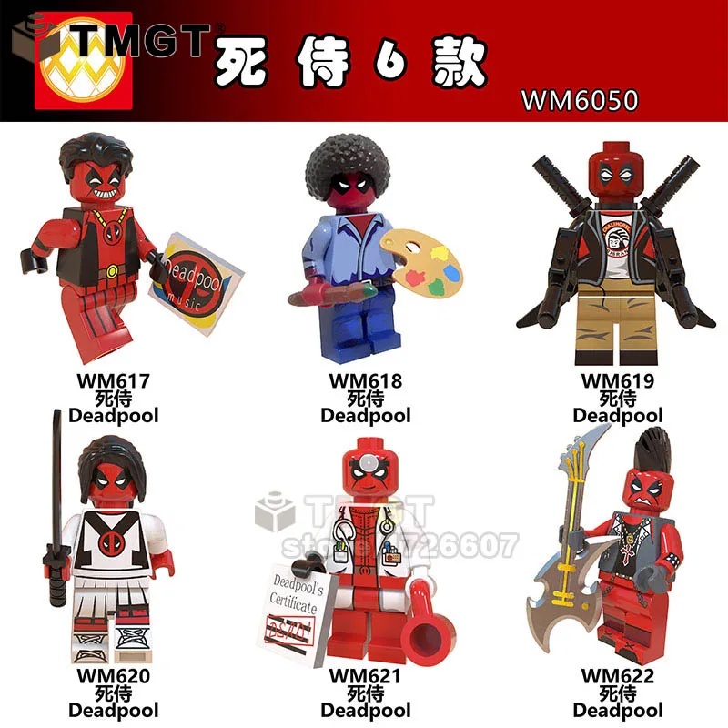 Super Heroes Deadpool s Doctor Painter Punk Rock Spiderman Venom Building Blocks Toys For Children
Super Heroes Deadpool s Doctor Painter Punk Rock Spiderman Venom Building Blocks Toys For Children