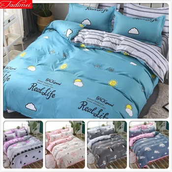 AB Side Duvet Cover 3/4 pcs Bedding Set Single Twin Queen King Size Europe Bed Linen Cotton Kids Child Boy Girl Bedlinen 150x200
AB Side Duvet Cover 3/4 pcs Bedding Set Single Twin Queen King Size Europe Bed Linen Cotton Kids Child Boy Girl Bedlinen 150x200