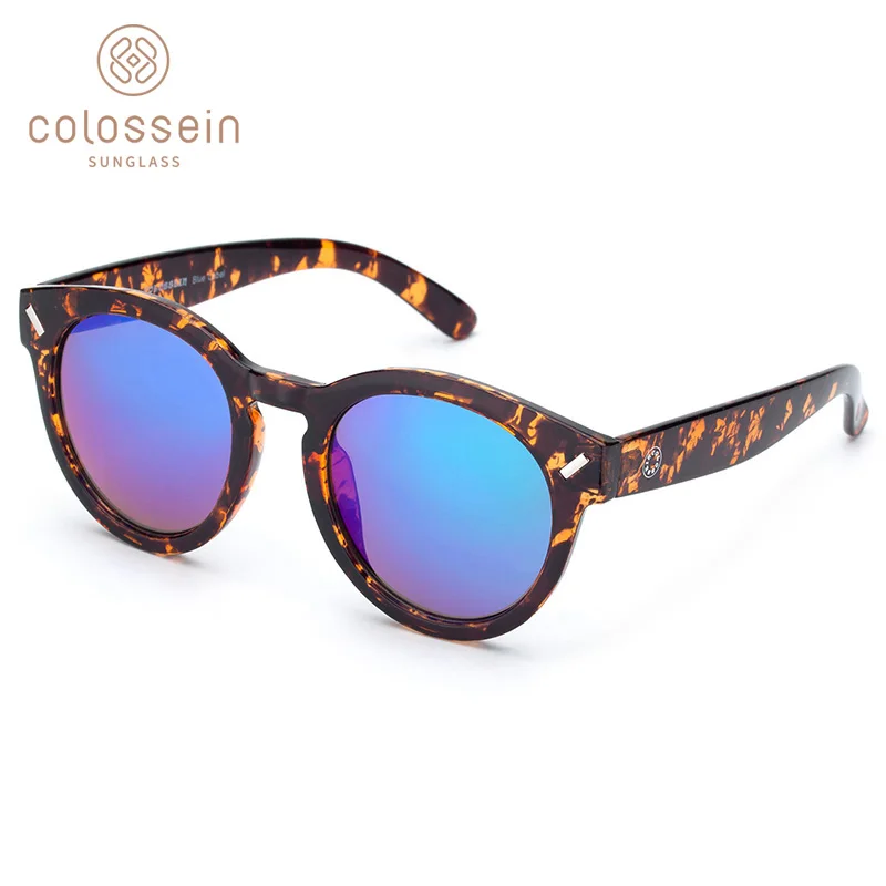 COLOSSEIN Vintage Sunglasses Women Tortoise Frame Blue Coating Round Glasses Unisex Retro Sun Glasses Men Outdoor Eyewear
COLOSSEIN Vintage Sunglasses Women Tortoise Frame Blue Coating Round Glasses Unisex Retro Sun Glasses Men Outdoor Eyewear