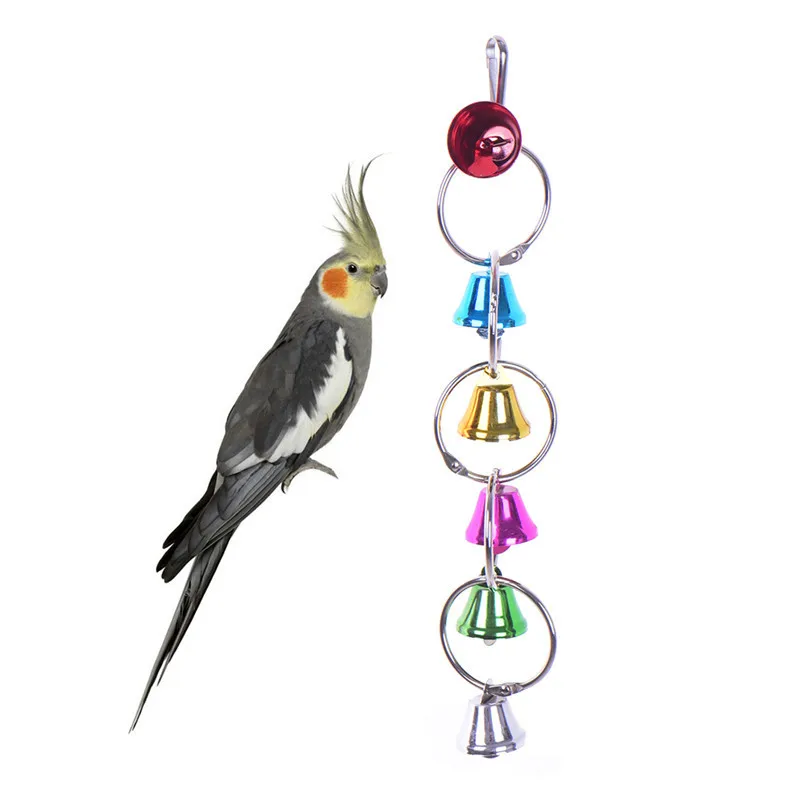 Colorful Bird Toys Ringer Birds Parrot Conure Caique Cockatiel Cage Craft Cages Chewing Bells Toy Pets Bird Cage Bell Decor
Colorful Bird Toys Ringer Birds Parrot Conure Caique Cockatiel Cage Craft Cages Chewing Bells Toy Pets Bird Cage Bell Decor