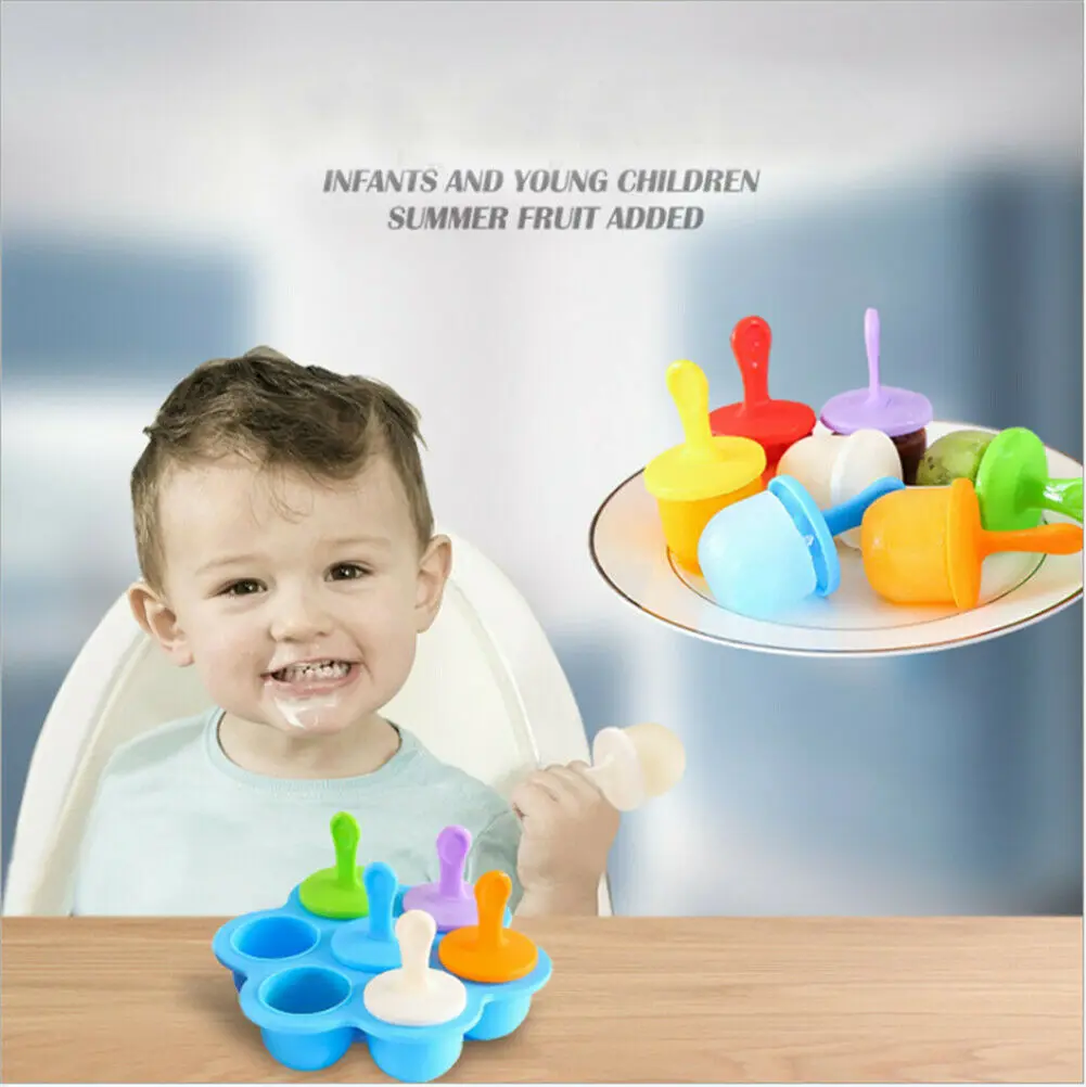 7x Frozen Mini Ice Cream Maker Mold DIY Silicone Pop Popsicle Mould Tray Ice Cream Cake Maker Lolly Yogurt Tools
7x Frozen Mini Ice Cream Maker Mold DIY Silicone Pop Popsicle Mould Tray Ice Cream Cake Maker Lolly Yogurt Tools