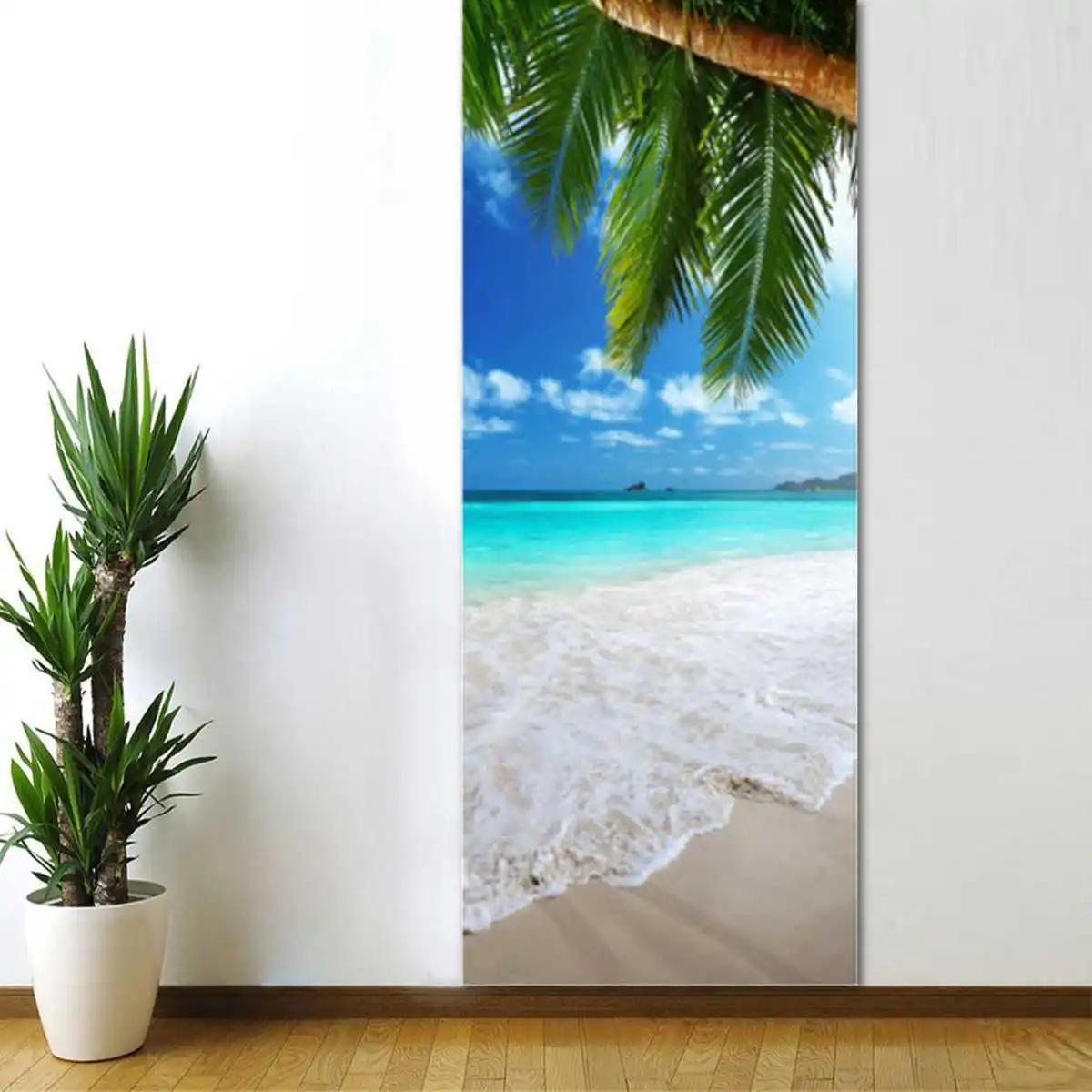 Creatives Beach Scenery PVC Refrigerator Door Sticker 3D Waterproof Wall Stickers Living Room Bedroom Door Mural Stickers Decor
Creatives Beach Scenery PVC Refrigerator Door Sticker 3D Waterproof Wall Stickers Living Room Bedroom Door Mural Stickers Decor