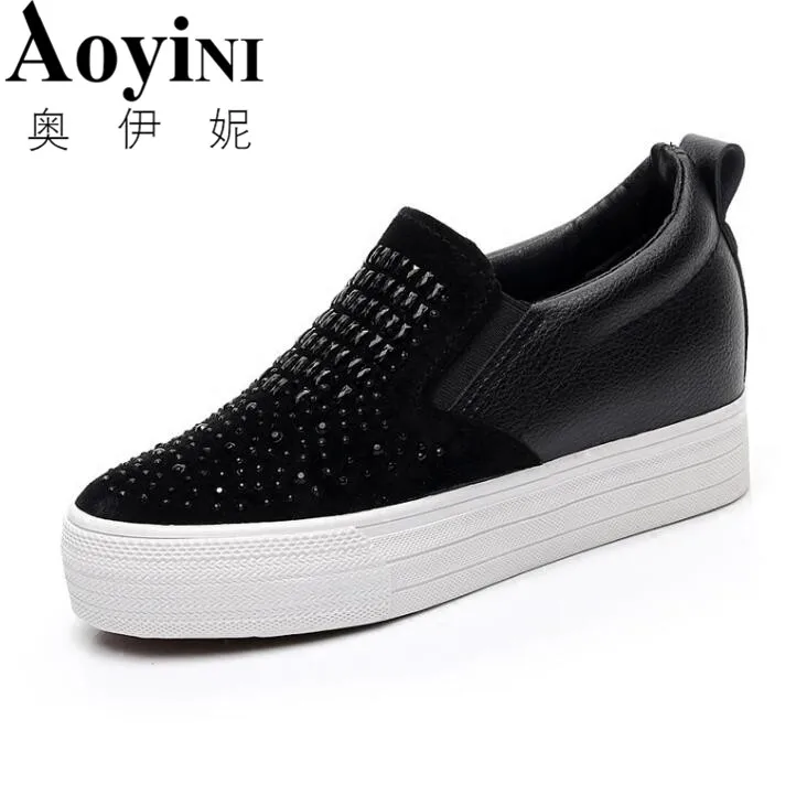 Autumn rhinestone shoes for women wedding crystal bling flat platforms winter summer fall high thick brand shoes zapatos mujer
Autumn rhinestone shoes for women wedding crystal bling flat platforms winter summer fall high thick brand shoes zapatos mujer
