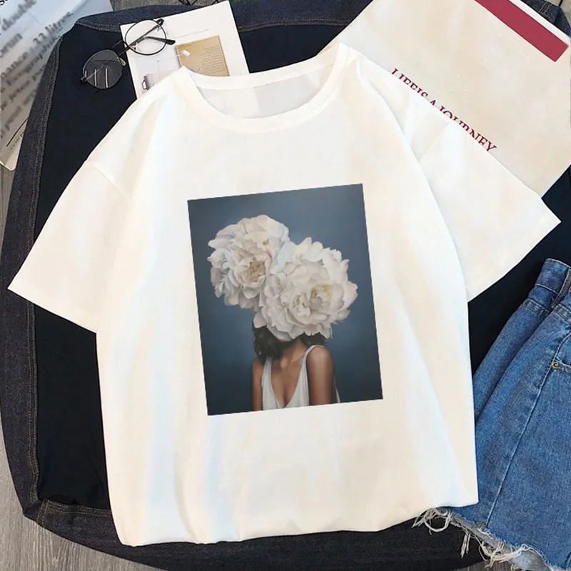 Floral Feather Print Casual O-neck Women's T-shirt Short Sleeve Girls Loose T Shirts Tops 2019 Summer Sexy Couple T-Shirts
Floral Feather Print Casual O-neck Women's T-shirt Short Sleeve Girls Loose T Shirts Tops 2019 Summer Sexy Couple T-Shirts