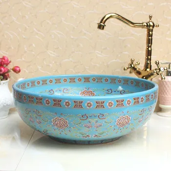 Europe Vintage Style Ceramic Art Basin Sinks Counter Top Wash Basin Bathroom Vessel Sinks vanities chinese ceramic sink
Europe Vintage Style Ceramic Art Basin Sinks Counter Top Wash Basin Bathroom Vessel Sinks vanities chinese ceramic sink