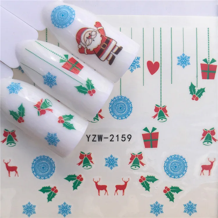 Nail sticker art decoration new year winter slider adhesive Water Transfer decals manicure lacquer art accessoires polish foil
Nail sticker art decoration new year winter slider adhesive Water Transfer decals manicure lacquer art accessoires polish foil