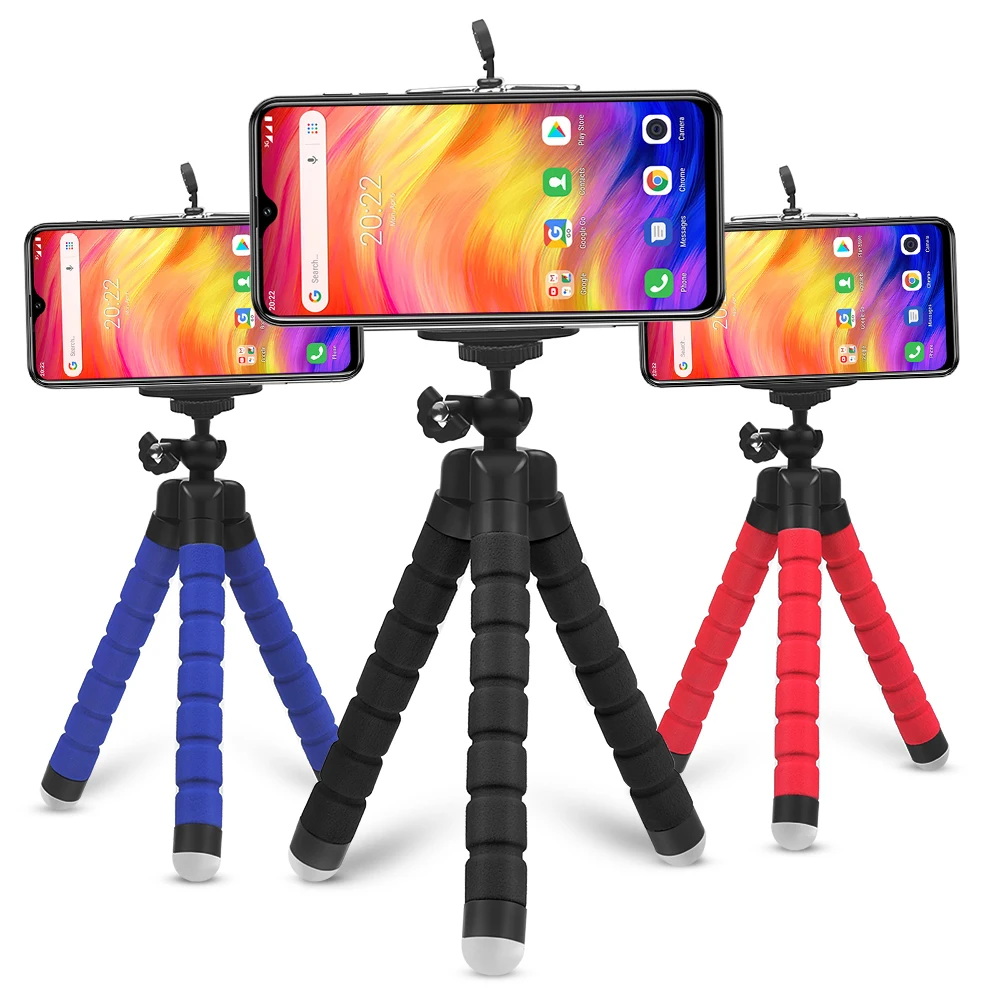 Mini Flexible Tripod Sponge Octopus with Phone Clip for iPhone Xiaomi Huawei Mobile Phone Smartphone Tripod for Gopro 5 6 Camera
Mini Flexible Tripod Sponge Octopus with Phone Clip for iPhone Xiaomi Huawei Mobile Phone Smartphone Tripod for Gopro 5 6 Camera