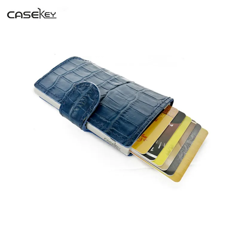 CaseKey Thin Metal RFID Wallet Business Card Holder Magnetically Shielded Anti-Theft Large Capacity Card ID Holder Elastic Brand
CaseKey Thin Metal RFID Wallet Business Card Holder Magnetically Shielded Anti-Theft Large Capacity Card ID Holder Elastic Brand