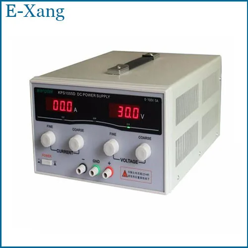 NEW KPS1005D High precision High Power Adjustable LED Dual Display Switching DC power supply 220V EU 100V/5A
NEW KPS1005D High precision High Power Adjustable LED Dual Display Switching DC power supply 220V EU 100V/5A