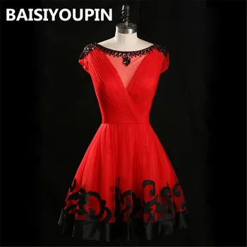 Cap Sleeve Cocktail Dresses 2020 Real Pictures Cheap Short Mini Red Homecoming Party Dresses Custom Made
Cap Sleeve Cocktail Dresses 2020 Real Pictures Cheap Short Mini Red Homecoming Party Dresses Custom Made