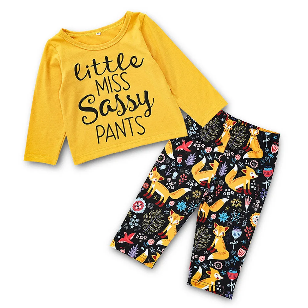 Kids Clothes 2019 Long Sleeve Cotton Children Clothing Sets Baby Girls Letter Cartoon Print Tops T-shirt Pants Clothing Sets
Kids Clothes 2019 Long Sleeve Cotton Children Clothing Sets Baby Girls Letter Cartoon Print Tops T-shirt Pants Clothing Sets