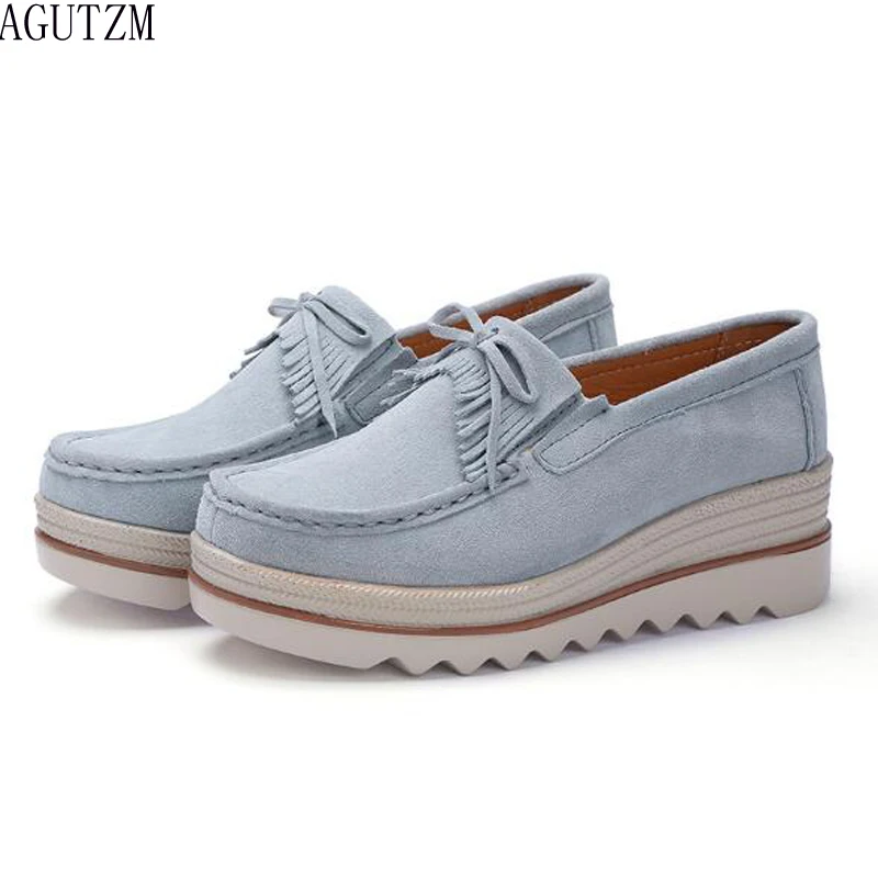 2018 Spring Women Flat Platform Shoes Suede Leather Tassel Slip on Loafers Flat Women Moccains Fringe Casual Creepers Shoes V412
2018 Spring Women Flat Platform Shoes Suede Leather Tassel Slip on Loafers Flat Women Moccains Fringe Casual Creepers Shoes V412