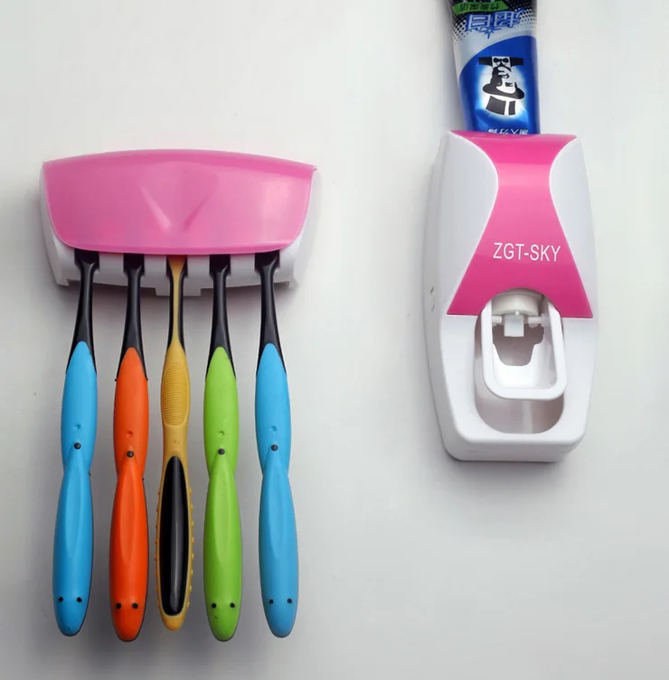 Home Bathroom Gadgets Household Automatic Auto Toothpaste Dispenser Squeezer Toothbrush Holder Set Bathroom Accessories
Home Bathroom Gadgets Household Automatic Auto Toothpaste Dispenser Squeezer Toothbrush Holder Set Bathroom Accessories