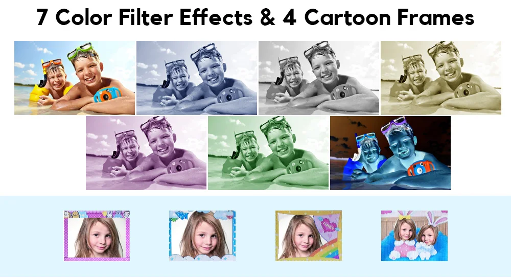 Amkov CD-EW 1.77 inch WiFi 5MP Mini Kids Digital Camera