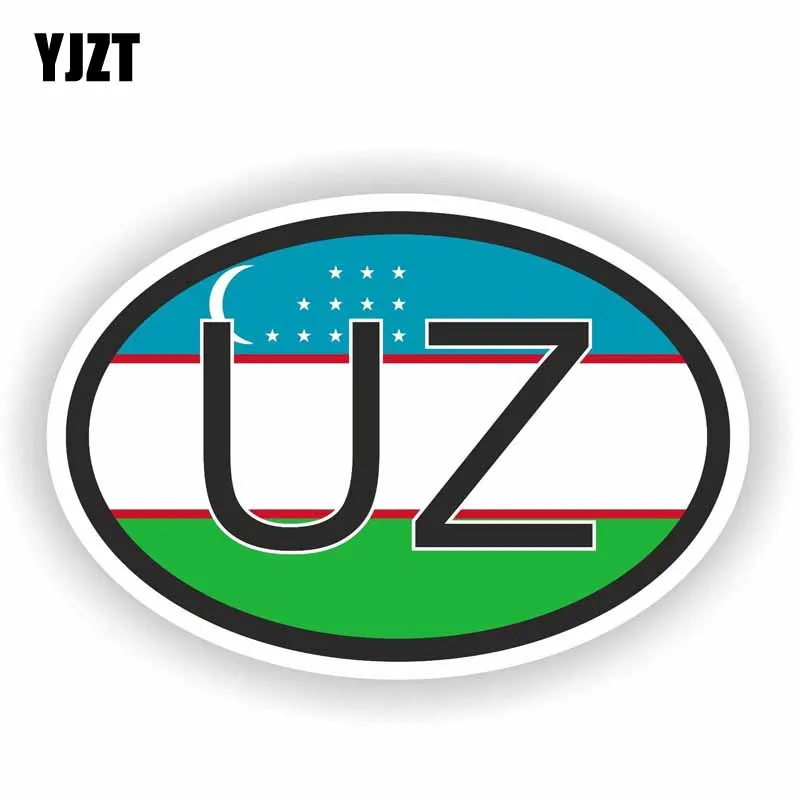 YJZT 8.5CM*5.7CM Creative Uzbekistan Country Code Reflective Car Sticker Decal 6-0239
YJZT 8.5CM*5.7CM Creative Uzbekistan Country Code Reflective Car Sticker Decal 6-0239