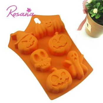 6 Models DIY Pumpkins Candy Molds Halloween Mould Cake Chocolate Fondant Silicone Baking Food Mold Kitchen Toys
6 Models DIY Pumpkins Candy Molds Halloween Mould Cake Chocolate Fondant Silicone Baking Food Mold Kitchen Toys