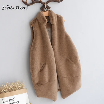 Schinteon Women Fur Vest Faux Rabbit Fur Waistcoat Spring Fur Jacket Gielt 5 Colors Korean Style
Schinteon Women Fur Vest Faux Rabbit Fur Waistcoat Spring Fur Jacket Gielt 5 Colors Korean Style