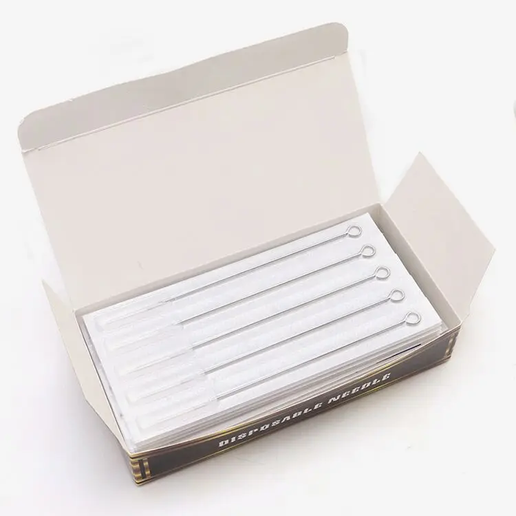 50Pcs Disposable Tattoo Needles Sterilized Permanent Makeup Tattoo Needles for Tattoo Eyebrow Tattoo Ink
50Pcs Disposable Tattoo Needles Sterilized Permanent Makeup Tattoo Needles for Tattoo Eyebrow Tattoo Ink