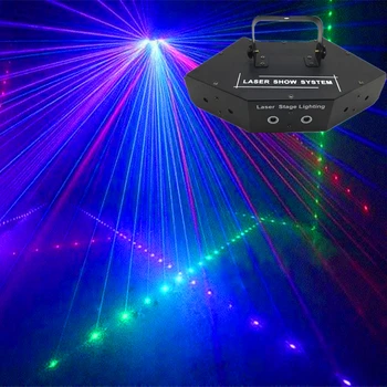 6 Lens RGB Scan Laser/DMX512 Linear Beam Effect Stage Lighting /Scanner DJ Light Effect Projector/Disco Party Laser Show System
6 Lens RGB Scan Laser/DMX512 Linear Beam Effect Stage Lighting /Scanner DJ Light Effect Projector/Disco Party Laser Show System