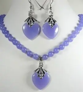 Free shipping noblest red green Purple Jade Necklace heart-shaped pendant Earring set A33462 (A0424)
Free shipping noblest red green Purple Jade Necklace heart-shaped pendant Earring set A33462 (A0424)