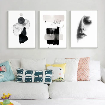 Abstract Beauty Fashion Canvas Painting Women Poster Print Black White Nordic Wall Art Pictures for Salon Living Room Home Decor
Abstract Beauty Fashion Canvas Painting Women Poster Print Black White Nordic Wall Art Pictures for Salon Living Room Home Decor