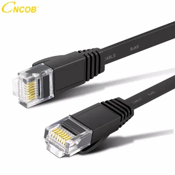 CNCOB Cat6 Gigabit Ethernet Cable - Flat Internet Network Jumper - Home High Speed Cable - rj45 Computer Broadband Connector
CNCOB Cat6 Gigabit Ethernet Cable - Flat Internet Network Jumper - Home High Speed Cable - rj45 Computer Broadband Connector