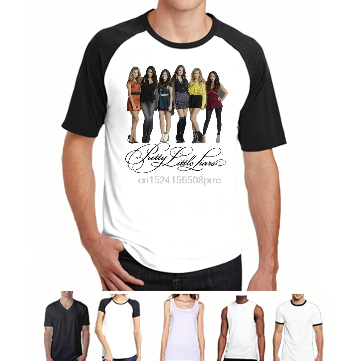 Drama Tv Series Pretty Little Liars Poster Unisex Custom Fashion Funny T-shirt Plus Size women
Drama Tv Series Pretty Little Liars Poster Unisex Custom Fashion Funny T-shirt Plus Size women