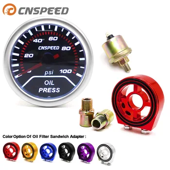 2"52mm Smoke lens Oil pressure gauge 0-100 PSI displaying Tachometer Car Meter with Oil Filter Sandwich Plate Adapter
2"52mm Smoke lens Oil pressure gauge 0-100 PSI displaying Tachometer Car Meter with Oil Filter Sandwich Plate Adapter
