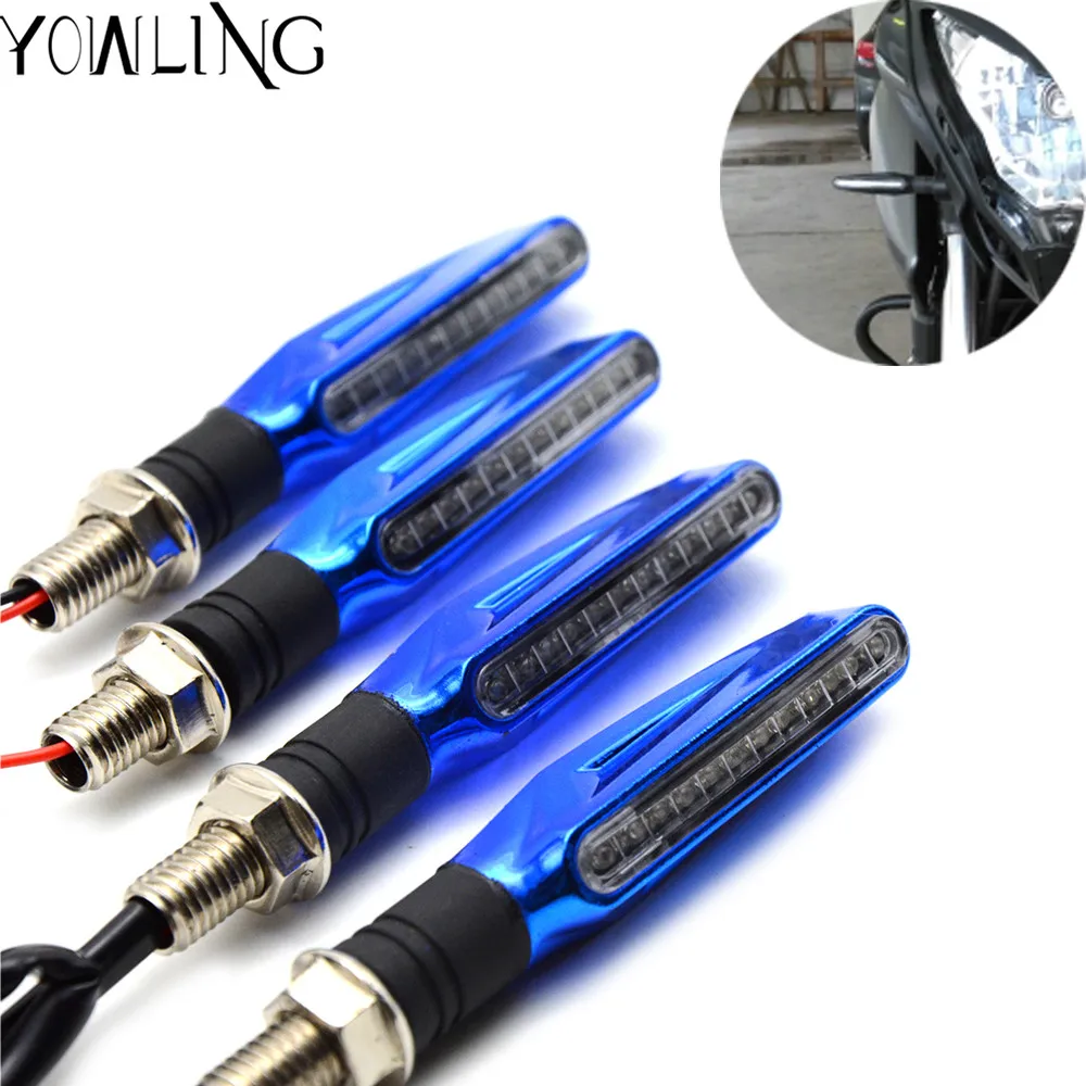 Motorcycle Turn Signal Light Flexible 12 LED Turn Signals Indicators Blinkers Flashers for YAMAHA MT07 MT-09 MT-07 FZ8 FZ6 FAZER
Motorcycle Turn Signal Light Flexible 12 LED Turn Signals Indicators Blinkers Flashers for YAMAHA MT07 MT-09 MT-07 FZ8 FZ6 FAZER